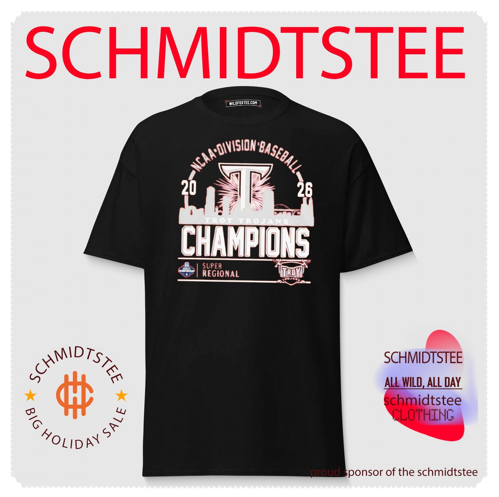 Troy Trojans Special 2026 Super Regional Champions Troy Baseball Shirt
