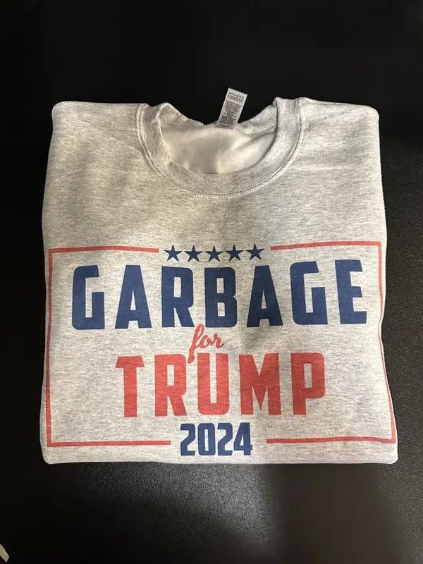 Trump 2024 Garbage T Shirt Hoodie Sweatshirt | PureTeeCo.com