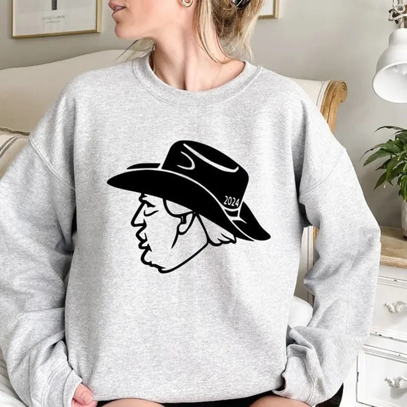 Trump 2024 Sweater,Republican Sweatshirt,Pro America Sweatshirt T-Shirts, Hoodie | PureTeeCo.com