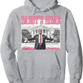Trump Daddys Home White House 2024 Pullover Hoodie Fabric Fashion T-Shirts, Sweatshirt | PureTeeCo.com