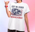 Trump Get In Loser We're Taking America Back Shirt, Trump for President 2024 Shirt, Republican 2024, Fix America Again,...