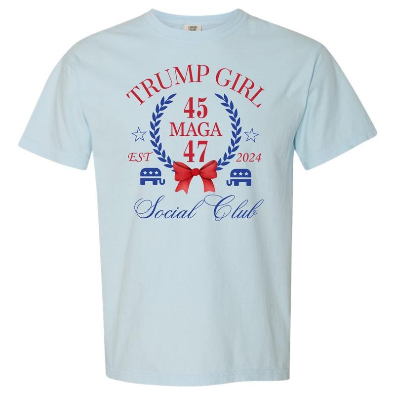 Trump Girl Social Club Comfort Colors T-Shirt 'NLB' Hoodie, Sweatshirt | PureTeeCo.com