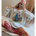 Trump Gone Fishing Sweatshirt | Ash Gray Sweatshirt T-Shirts, Hoodie | PureTeeCo.com