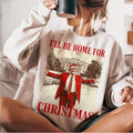 Trump I'll Be Home for Christmas Humorous Trump Christmas sweatshirt T-Shirts, Hoodie | PureTeeCo.com