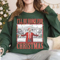 Trump I'll Be Home for Christmas sweatshirt, Humorous Trump Christmas sweatshirt, Christmas Santa Trump sweatshirt...