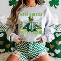 Trump Make America Lucky Again Sweatshirt | Ash Gray T-Shirts, Hoodie | PureTeeCo.com