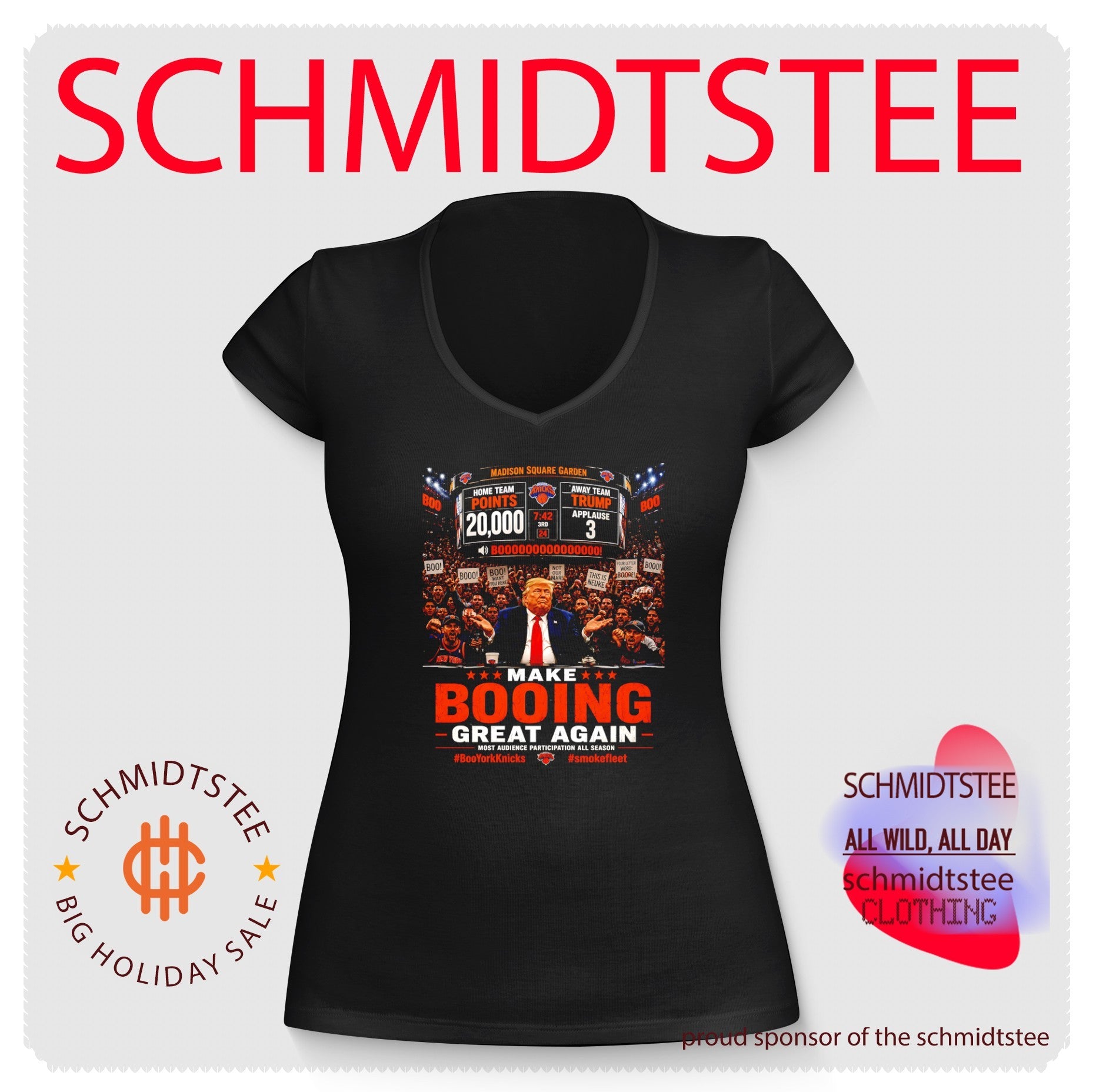 Trump Make Booing great again NY Knicks shirt