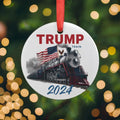 Trump Train 2024 Donald Trump Ornament Keepsake Christmas Gift,Patriotic Donald Trump Ornament for your Christmas Tree...
