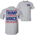 Trump Vance 2024 Shirt, Vice President Vance Shirt, Make America Great Again 2 Sided Graphic Printed Unisex Classic...