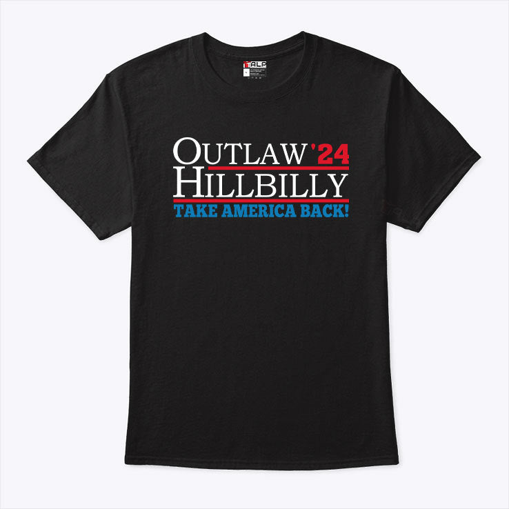 Trump Vance Outlaw Hillbilly 2024 Take America Back Shirt