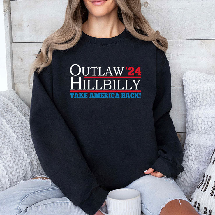Trump Vance Outlaw Hillbilly 2024 Take America Back Shirt
