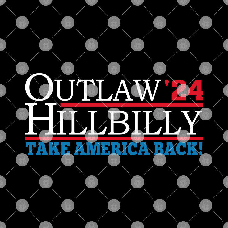 Trump Vance Outlaw Hillbilly 2024 Take America Back Shirt