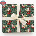 Trumpet Tiding Santa Christmas Wrapping Paper Seasonal Gift Wrap T-Shirts, Hoodie, Sweatshirt | PureTeeCo.com