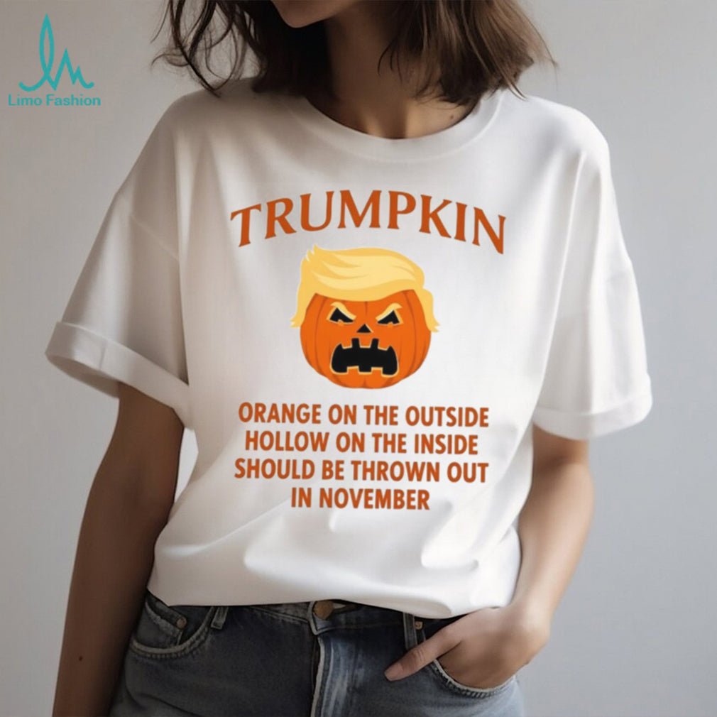 Trumpkin Political Halloween Pumpkin Fall Humor Shirt