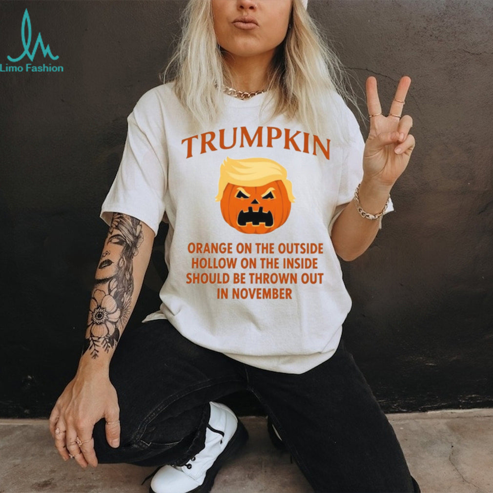 Trumpkin Political Halloween Pumpkin Fall Humor Shirt