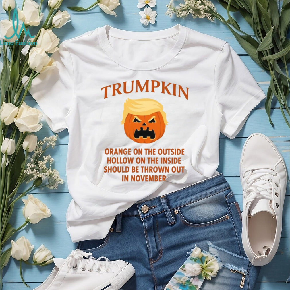 Trumpkin Political Halloween Pumpkin Fall Humor Shirt