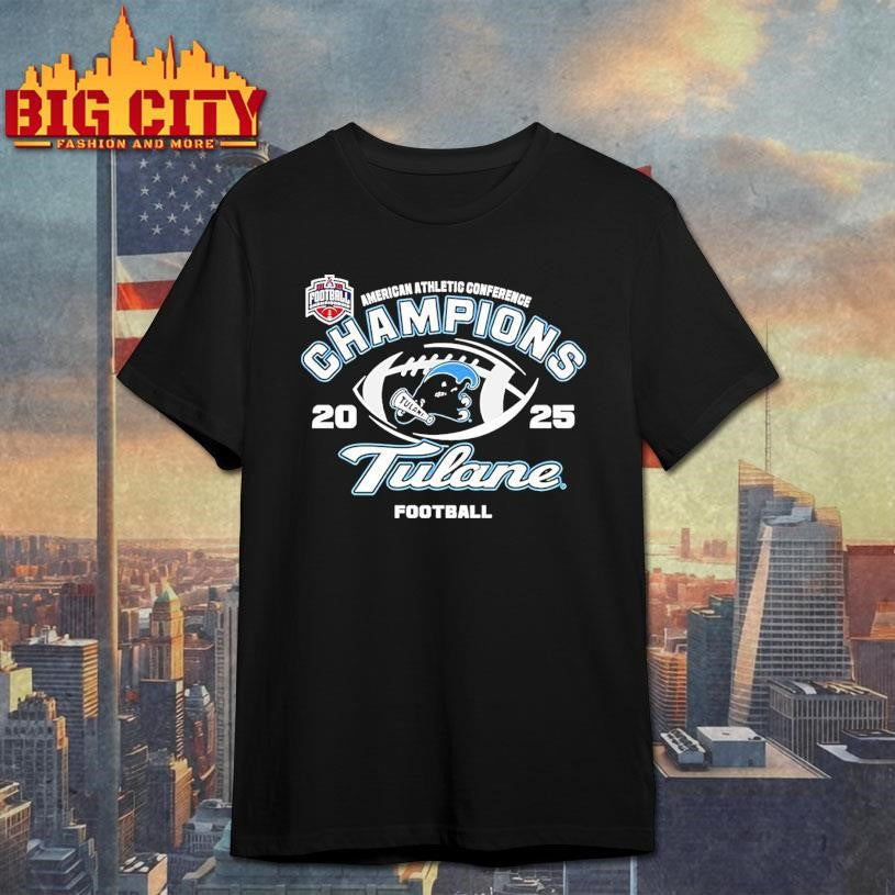 Tulane Green Wave 2025 American Conference Champions Shirt
