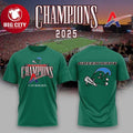 Tulane Green Wave American Conference Champions 2025 Football Two Sided Shirt