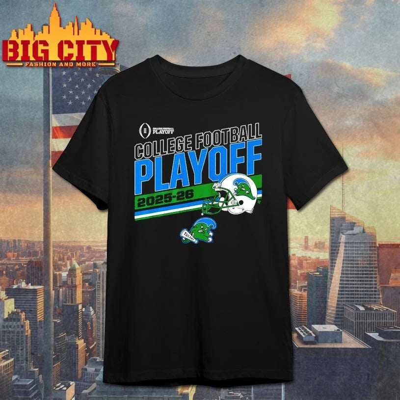 Tulane Green Wave College Football Playoff 2025-26 CFP Stripe shirt