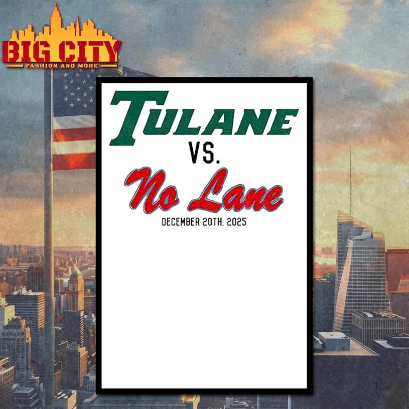 Tulane Vs No Lane December 20Th 2025 Shirt