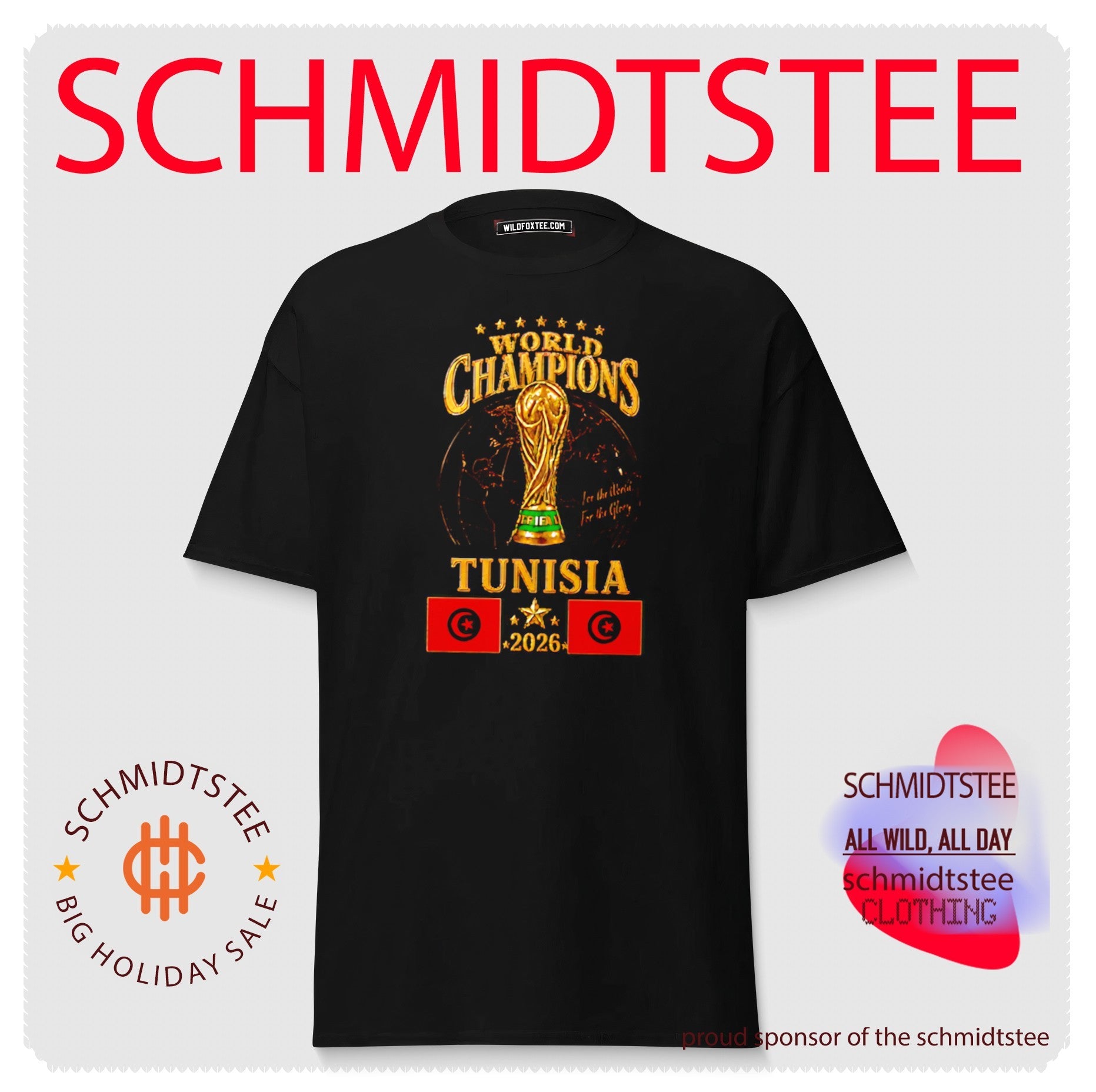 Tunisia 2026 World Champions for the World for the Glory shirt