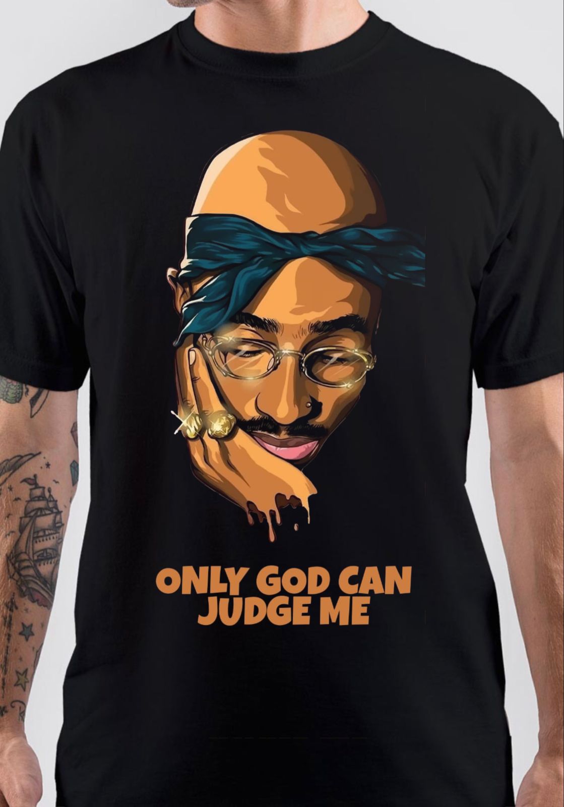 Tupac Shakur T-Shirt Style004 Hoodie, Sweatshirt | PureTeeCo.com