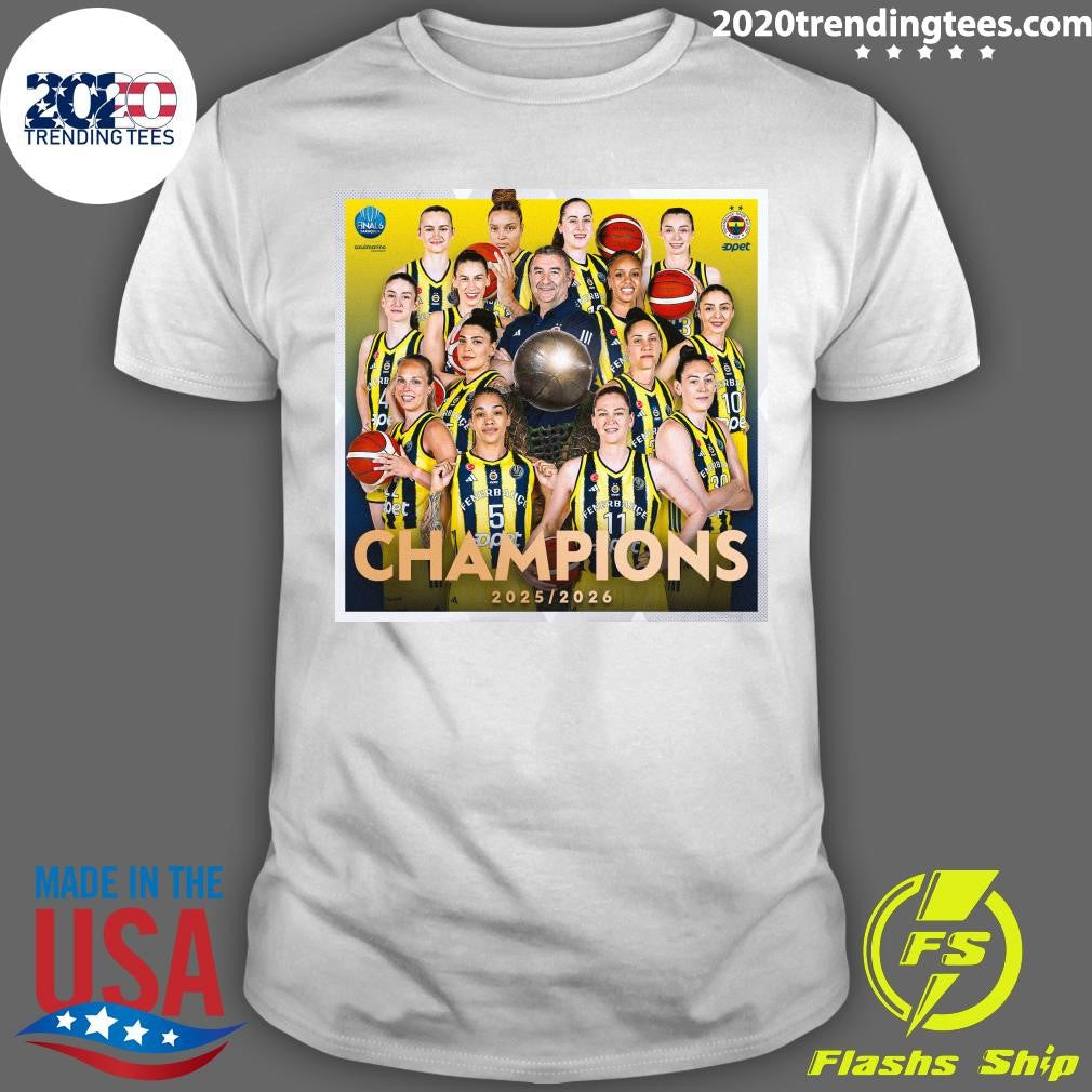 Turkish Women’s Basketball Presidential Cup Your 2025-26 #Euroleaguewomen Champions Shirt