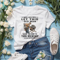 Turn Wrenches Old Man Mechanic Garage Shirt