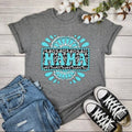Turquoise Mama Gemstone Graphic Tee Hoodie, Sweatshirt | PureTeeCo.com
