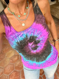 Turquoise Swirl Tie-Dye Tank T-Shirts, Hoodie, Sweatshirt | PureTeeCo.com