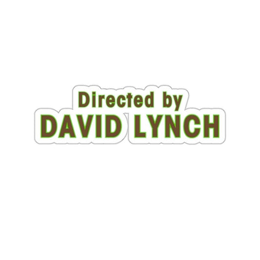 Twin Peaks Directed By David Lynch Sticker Cult Horror Sticker Twin Peaks Gift 90s Horror