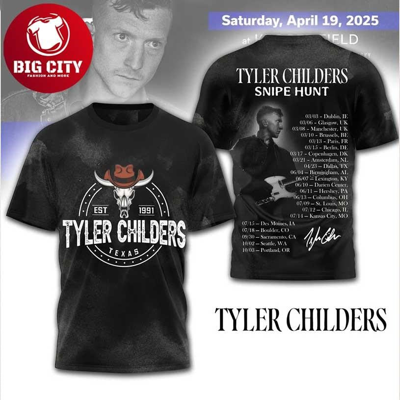Tyler Childers Snipe Hunt Tour 2026 Two Sided Shirt