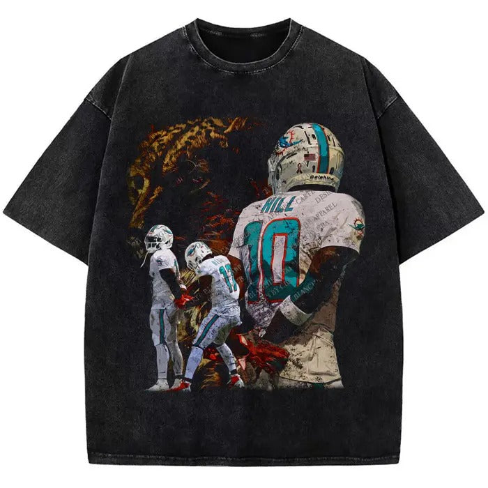 Tyreek Hill T-Shirt Cheetah Football Hands Behind Back Celly TD Celebration Tee Hoodie, Sweatshirt | PureTeeCo.com