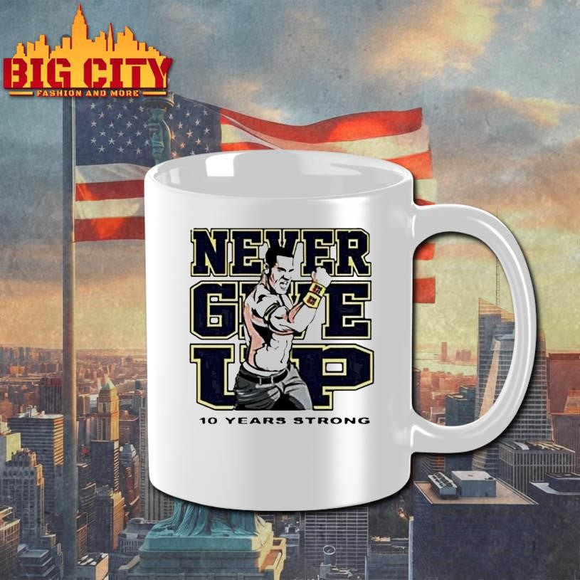 Tyrese Haliburton Wearing John Cena Never Give Up 10 Year Strong Ornaments Shirt