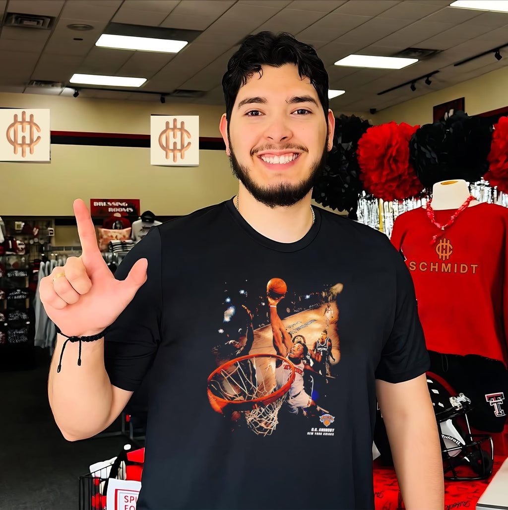 Og Anunoby New York Knicks Action shot shirt