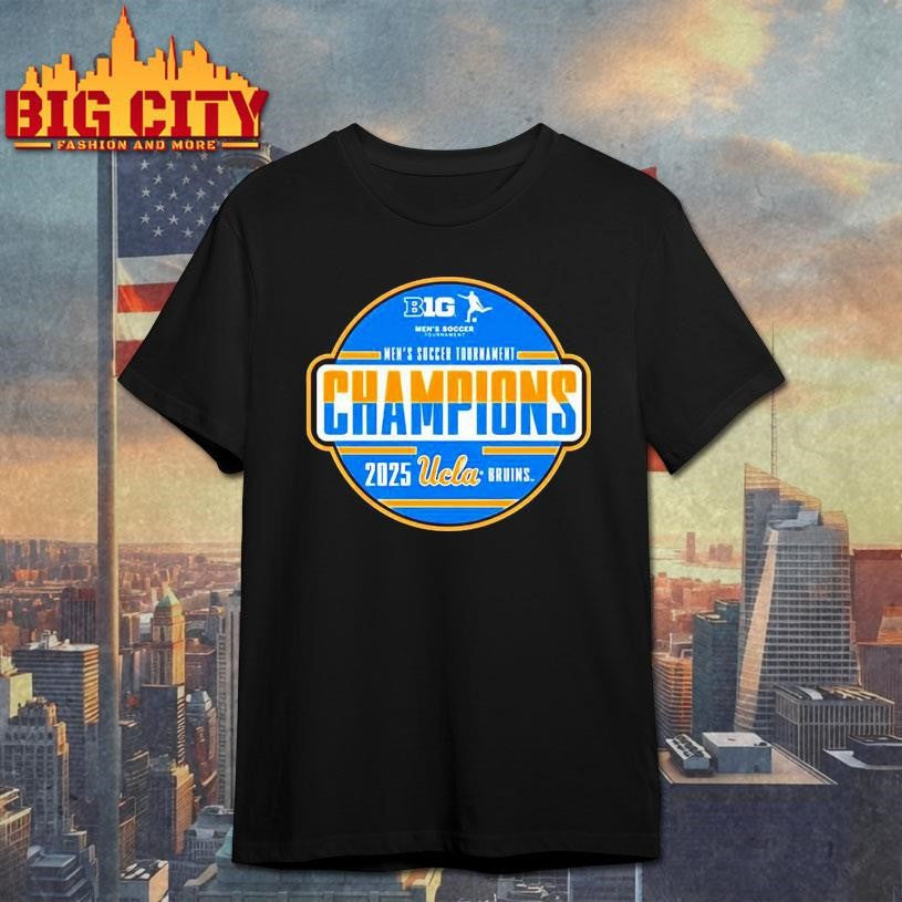 UCLA Bruins 2025 Big Ten Men’s Soccer Tournament Champions Shirt