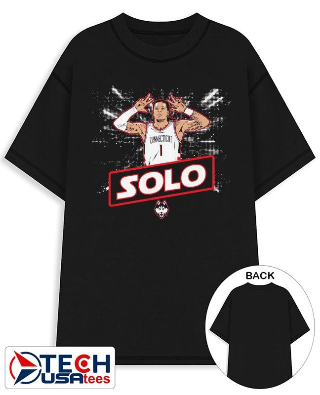 UConn Huskies Basketball Solo Ball name pose shirt