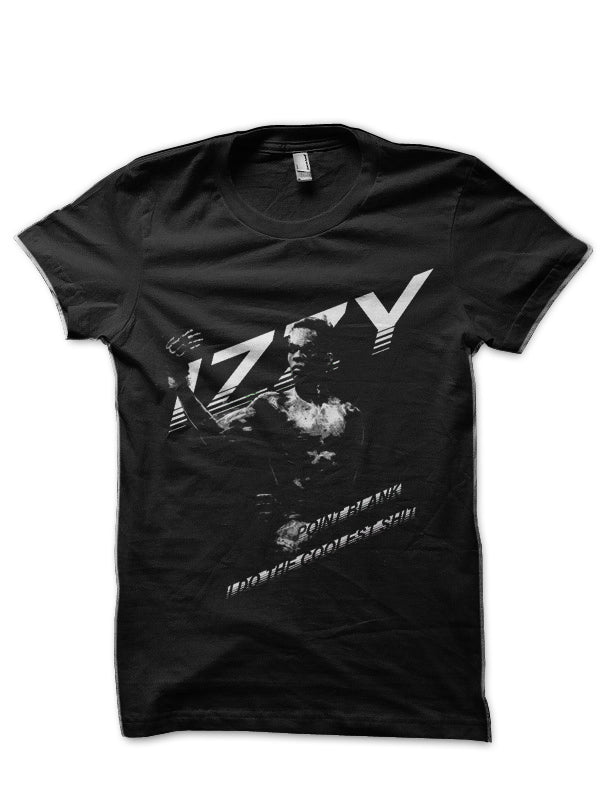 Isreal Adesanya Point Blank Black and White T-Shirt Hoodie, Sweatshirt | PureTeeCo.com
