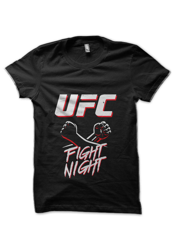 UFC Fight Night Black T-Shirt Hoodie, Sweatshirt | PureTeeCo.com