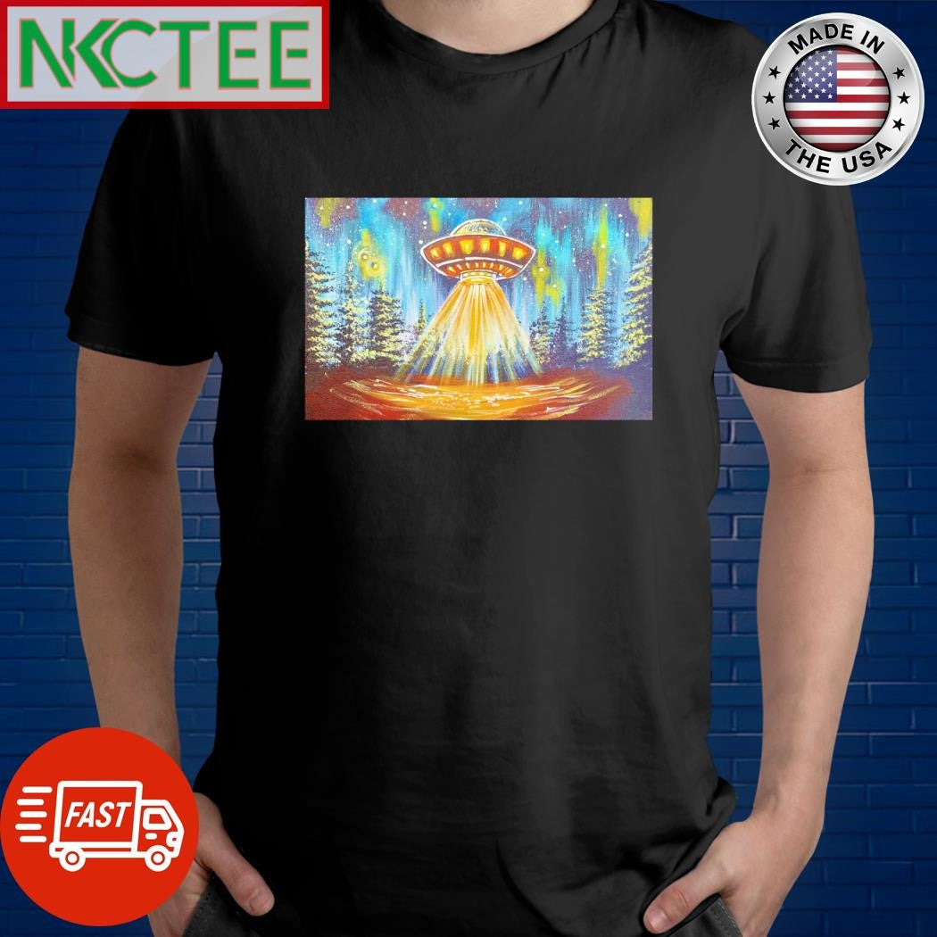 UFO paint shirt