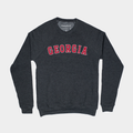 Georgia Baseball Retro Crew Sweatshirt Style001 T-Shirts, Hoodie | PureTeeCo.com