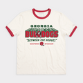 Georgia Football "Between The Hedges" Ringer Tee Style001 Hoodie, Sweatshirt | PureTeeCo.com
