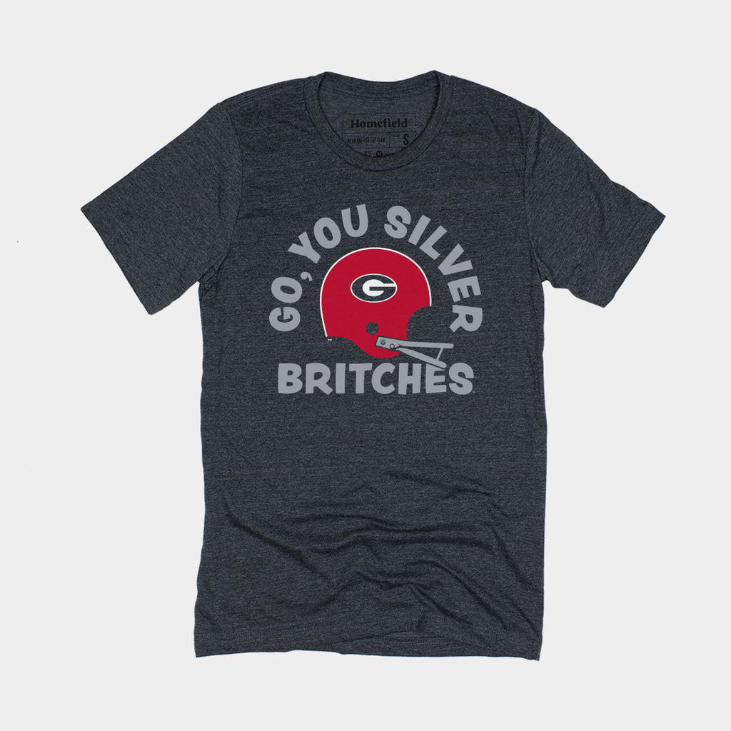 Go, You Silver Britches Vintage Georgia Football Tee Style001 Hoodie, Sweatshirt | PureTeeCo.com