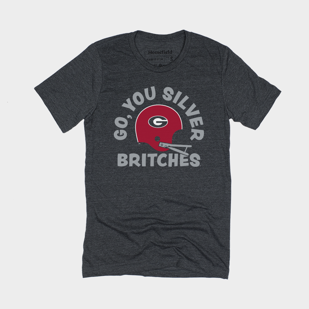 Go, You Silver Britches Vintage Georgia Football Tee Style001 Hoodie, Sweatshirt | PureTeeCo.com