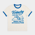 UK Wildcats "Kentucky Man" Retro Ringer Tee Hoodie, Sweatshirt | PureTeeCo.com