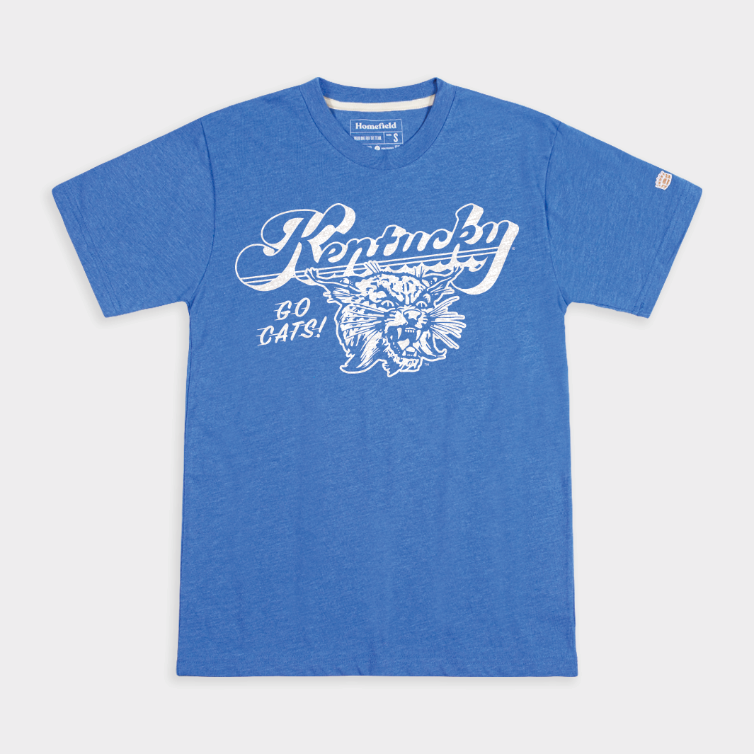 Kentucky Vintage Wildcat Logo Tee Hoodie, Sweatshirt | PureTeeCo.com