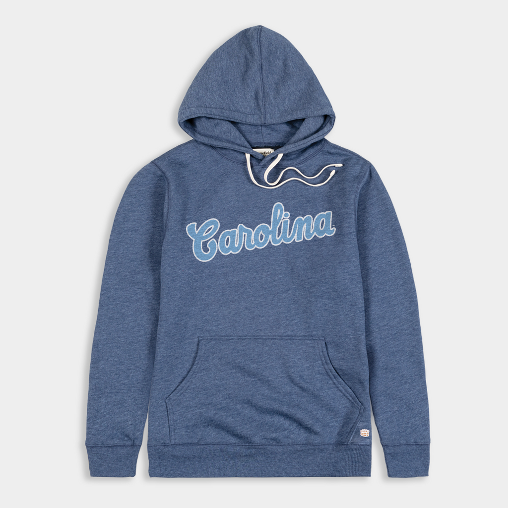 UNC Tar Heels Carolina Script Hoodie T-Shirts, Sweatshirt | PureTeeCo.com (Image 1)