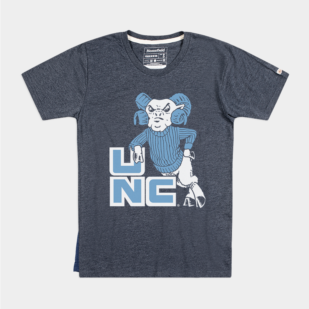 UNC Leaning Ram Retro Women's Tee Style001 Hoodie, Sweatshirt | PureTeeCo.com