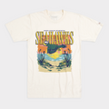 UNC Wilmington Seahawks Throwback Tee Hoodie, Sweatshirt | PureTeeCo.com (Image 1)