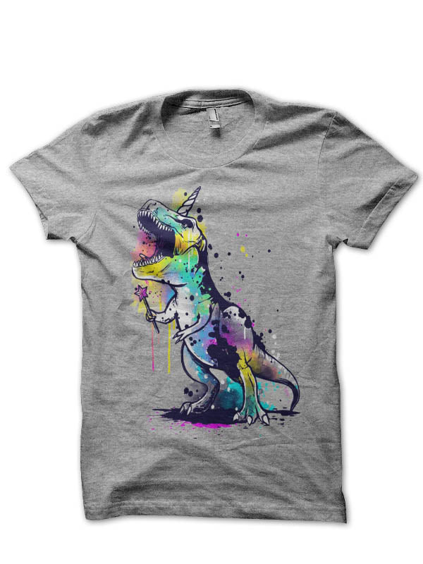 Unicornosaurus Rex Half Sleeve T-Shirt Hoodie, Sweatshirt | PureTeeCo.com